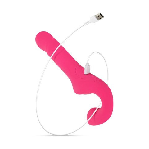 Teazers Strapless Strap On Vibrator - Pink