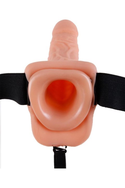 FETISH FANTASY SERIES 7 INCH VIBRATING HOLLOW STRAP-ON WITH BALLS LIGHT FETISH FANTASY SERIES 7 INCH VIBRATING HOLLOW STRAP-ON WITH BALLS LIGHT