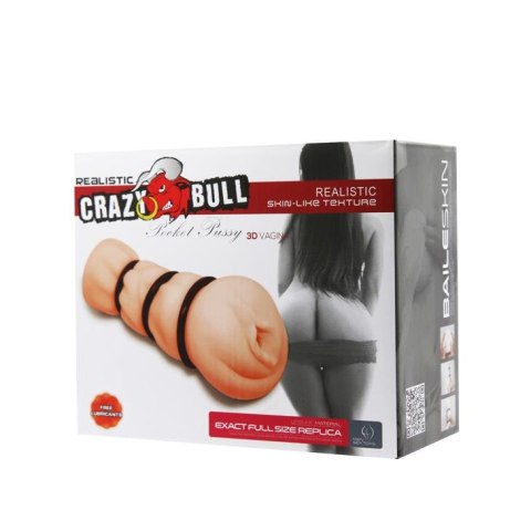 CRAZY BULL - Pocket Pussy 3D Vagina CRAZY BULL - Pocket Pussy 3D Vagina