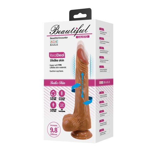 PRETTY LOVE - Calisto, TPR, 5 vibration functions 5 rotation functions 5 thrusting settings PRETTY LOVE - Calisto, TPR, 5 vibration functions 5 rotation functions 5 thrusting settings