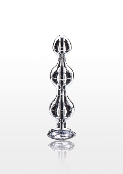 Diamond Star Beads Medium Silver Diamond Star Beads Medium Silver
