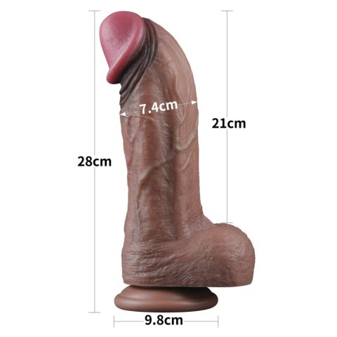 11"""" Dual Layered Silicone Cock XXL 11"""" Dual Layered Silicone Cock XXL