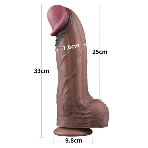 13"""" Dual Layered Silicone Cock XXL 13"""" Dual Layered Silicone Cock XXL