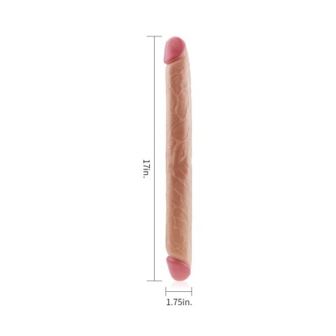 17"" King Size Realistic Slim Ultra Double Dildo 17"" King Size Realistic Slim Ultra Double Dildo