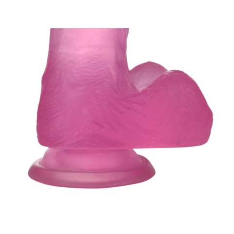 7"" Jelly Studs Crystal Dildo Medium Pink 7"" Jelly Studs Crystal Dildo Medium Pink