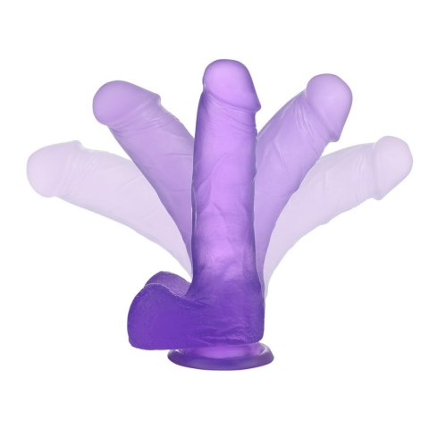 7"" Jelly Studs Crystal Dildo Medium Purple 7"" Jelly Studs Crystal Dildo Medium Purple