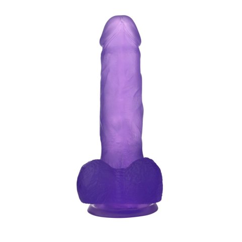 7"" Jelly Studs Crystal Dildo Medium Purple 7"" Jelly Studs Crystal Dildo Medium Purple