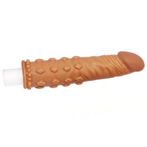 Add 2"" Pleasure X Tender Penis Sleeve Brown Add 2"" Pleasure X Tender Penis Sleeve Brown