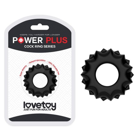 POWER PLUS Cockring Black POWER PLUS Cockring Black