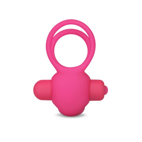 Power Clit Duo Silicone Cockring Pink Power Clit Duo Silicone Cockring Pink