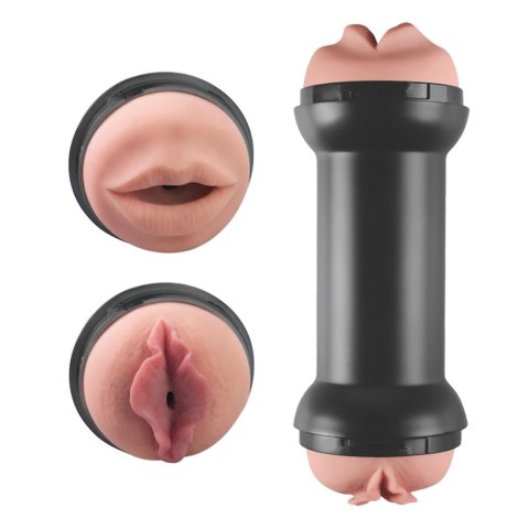 Training Master Double Side Stroker Mouth and Pussy Training Master Double Side Stroker Mouth and Pussy