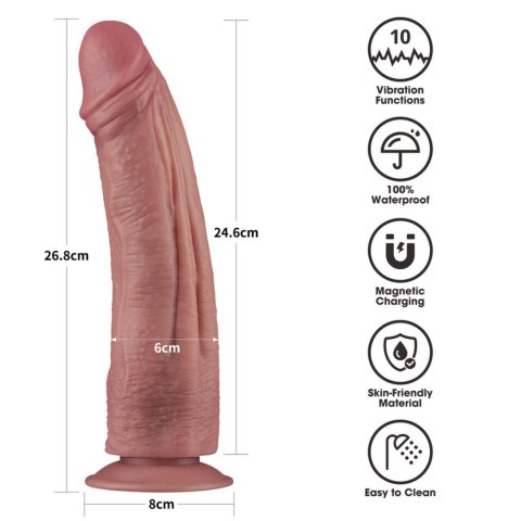 10.5'' Vibrating Dual Density Power Cock 10.5'' Vibrating Dual Density Power Cock