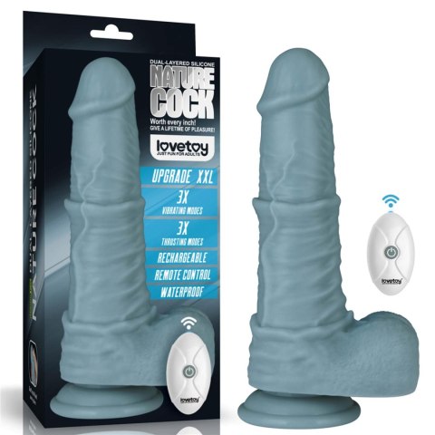 11'' Rechargeable Thrusting and Vibrating Silicone Dildo with Remote 11'' Rechargeable Thrusting and Vibrating Silicone Dildo with Remote