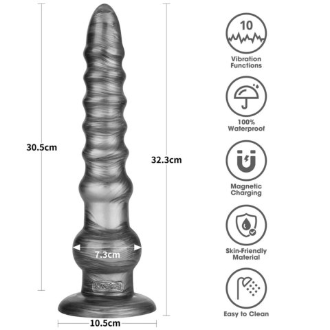 12.5" King Sized Vibrating Vibrax Slider 12.5" King Sized Vibrating Vibrax Slider