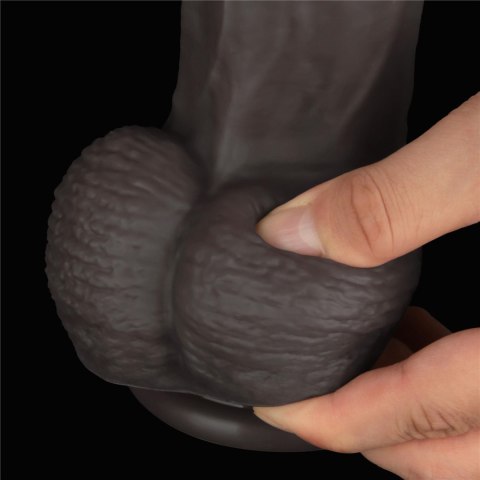 14.5'' Dual Layered Bendable Silicone Cock XXL(Black) 14.5'' Dual Layered Bendable Silicone Cock XXL(Black)