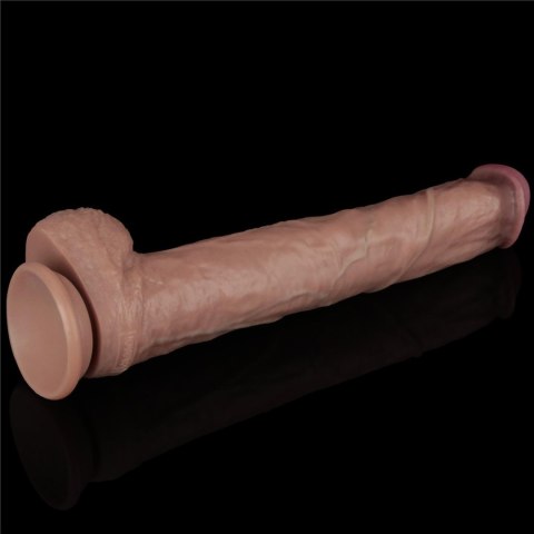 14.5'' Dual Layered Bendable Silicone Cock XXL(Flesh) 14.5'' Dual Layered Bendable Silicone Cock XXL(Flesh)