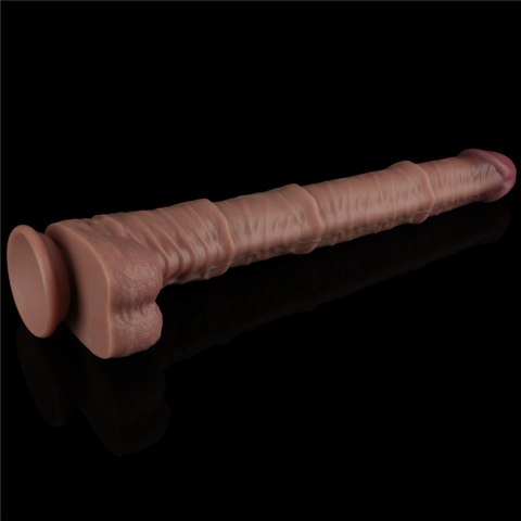 16'' Dual Layered Bendable Silicone Cock XXL(Flesh) 16'' Dual Layered Bendable Silicone Cock XXL(Flesh)