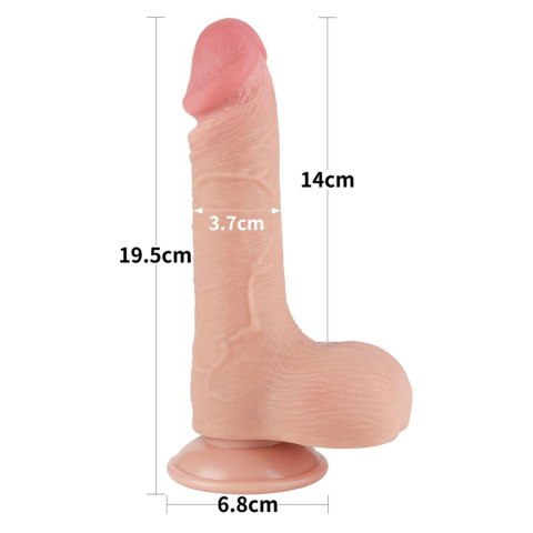 7.5'' Sliding Skin Dual Layer Dong Flesh 7.5'' Sliding Skin Dual Layer Dong Flesh