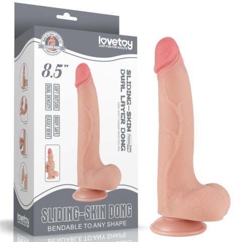 8.5'' Sliding Skin Dual Layer Dong Flesh 8.5'' Sliding Skin Dual Layer Dong Flesh