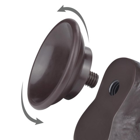 8'' Sliding Skin Dual Layer Dong Black 8'' Sliding Skin Dual Layer Dong Black