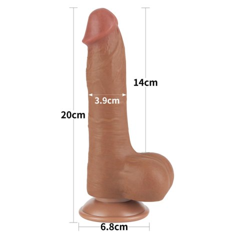 8'' Sliding Skin Dual Layer Dong Brown 8'' Sliding Skin Dual Layer Dong Brown