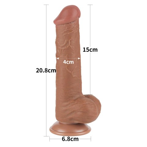 8'' Sliding Skin Dual Layer Dong Brown 8'' Sliding Skin Dual Layer Dong Brown