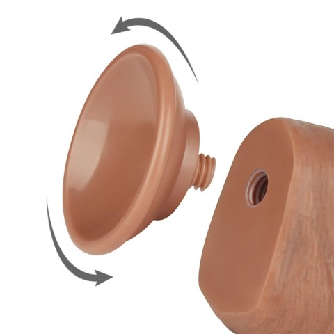 8'' Sliding Skin Dual Layer Dong Brown 8'' Sliding Skin Dual Layer Dong Brown