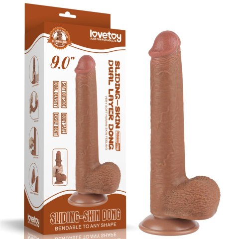 9'' Sliding Skin Dual Layer Dong Brown 9'' Sliding Skin Dual Layer Dong Brown