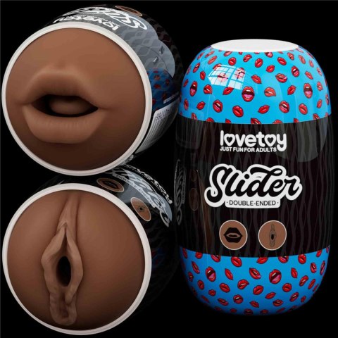 Slider Double-Ended Masturbator Mouth and Vagina Slider Double-Ended Masturbator Mouth and Vagina