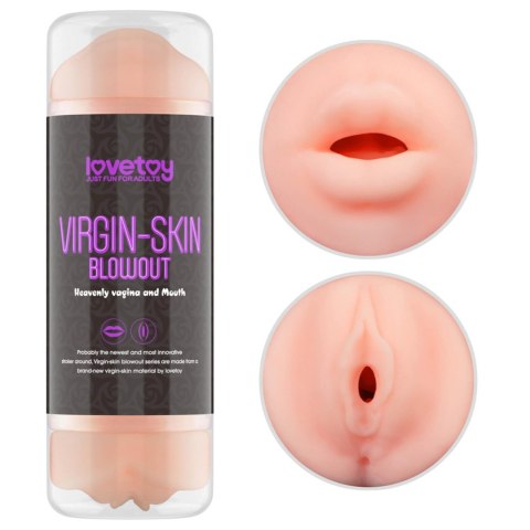 Virgin-Skin Blowout Stroker
Vagina and Mouth Virgin-Skin Blowout Stroker
Vagina and Mouth