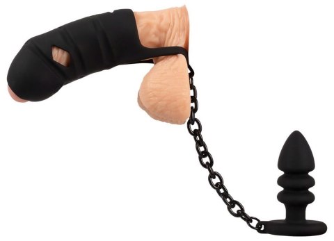 Black Velvets Cock cage with a Black Velvets Cock cage with a
