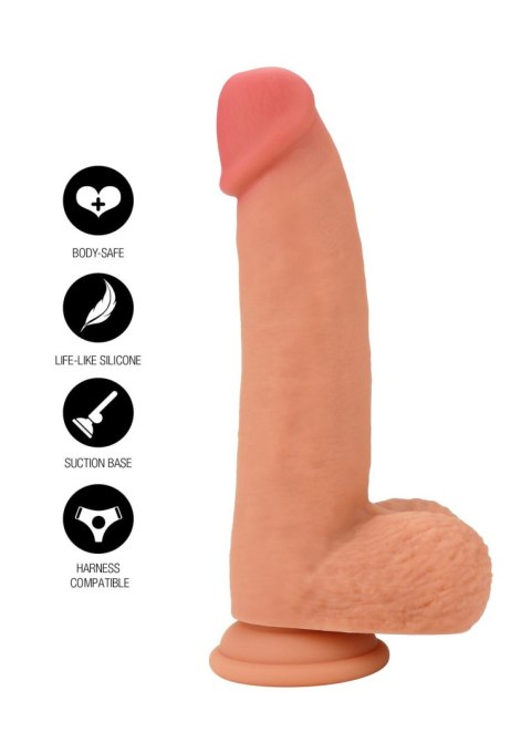 Realistic Dildo Liquid Silicone 18 cm Realistic Dildo Liquid Silicone 18 cm