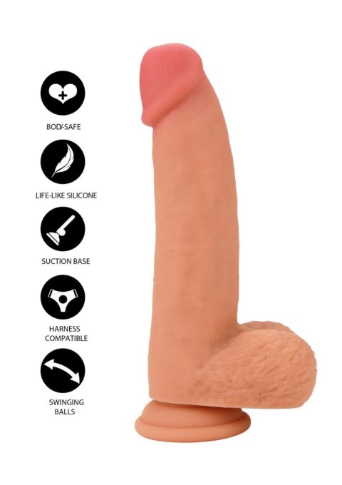 Realistic Dildo Liquid Silicone 19 cm Realistic Dildo Liquid Silicone 19 cm