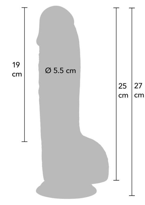Realistic Dildo PVC 25 cm Realistic Dildo PVC 25 cm