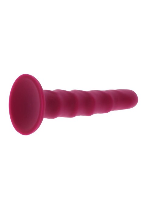 Ribbed Dong 6 Inch Red Ribbed Dong 6 Inch Red