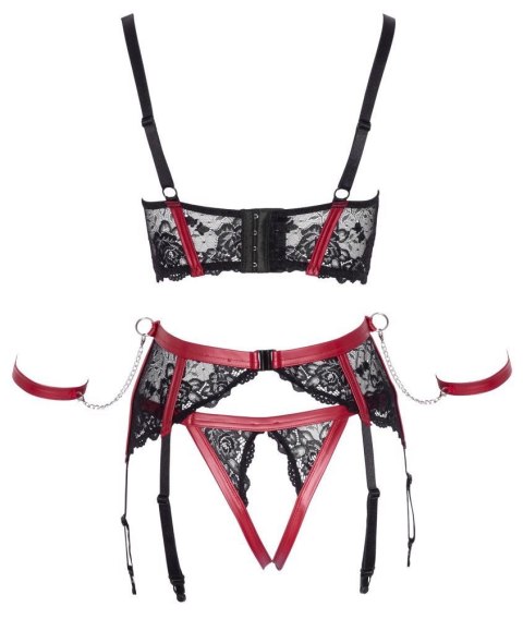 Shelf Bra Set black/red M Shelf Bra Set black/red M