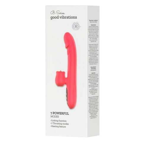 Silicone Vibrator 7 Powerful Modes -
Licking, 7 Thrusting
Heating, Red Silicone Vibrator 7 Powerful Modes -
Licking, 7 Thrusting
Heating, Red