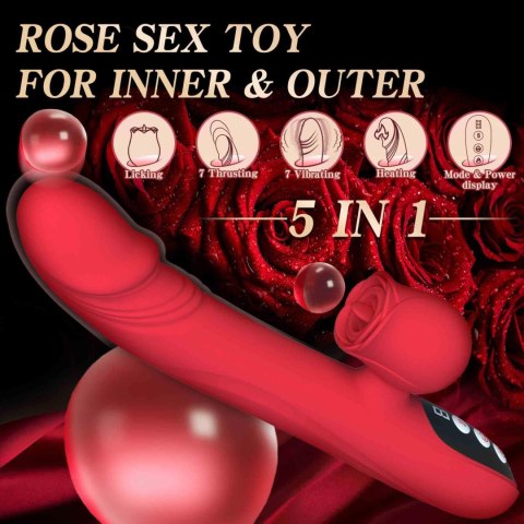 Silicone Vibrator 7 Powerful Modes -
Licking, 7 Thrusting
Heating, Red Silicone Vibrator 7 Powerful Modes -
Licking, 7 Thrusting
Heating, Red