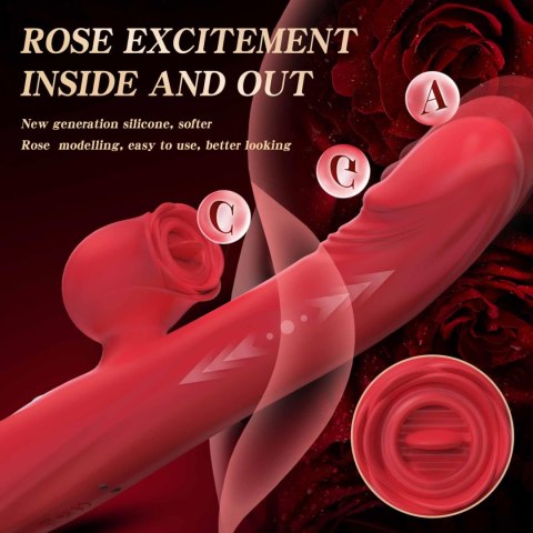 Silicone Vibrator 7 Powerful Modes -
Licking, 7 Thrusting
Heating, Red Silicone Vibrator 7 Powerful Modes -
Licking, 7 Thrusting
Heating, Red