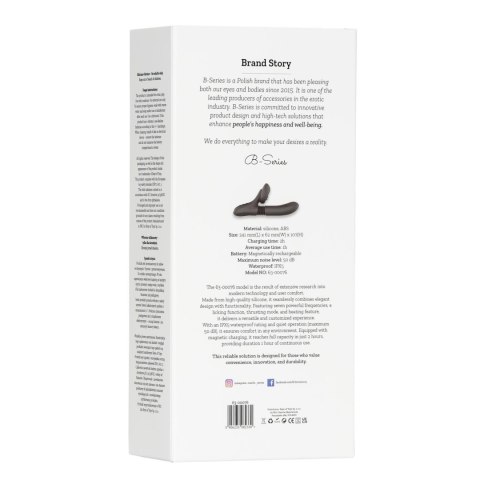 Silicone Vibrator 7 Powerful Modes - Licking,
Thrusting and Heating, Black Silicone Vibrator 7 Powerful Modes - Licking,
Thrusting and Heating, Black