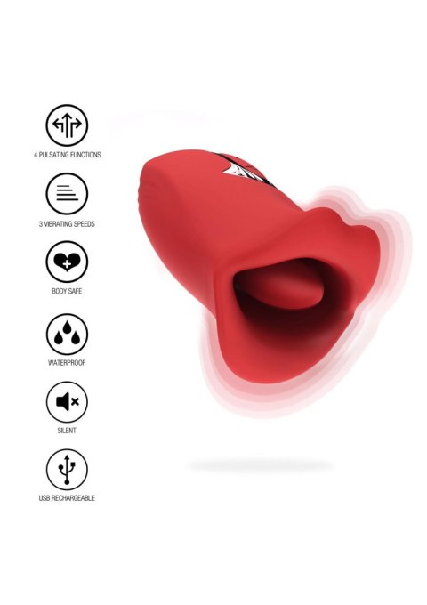 The Kisser Stimulator Red The Kisser Stimulator Red