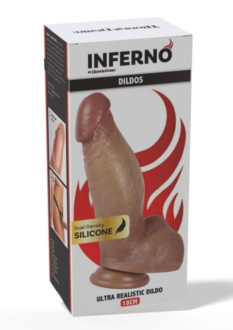 Ultra Realistic Dildo Silicone 18 cm Ultra Realistic Dildo Silicone 18 cm