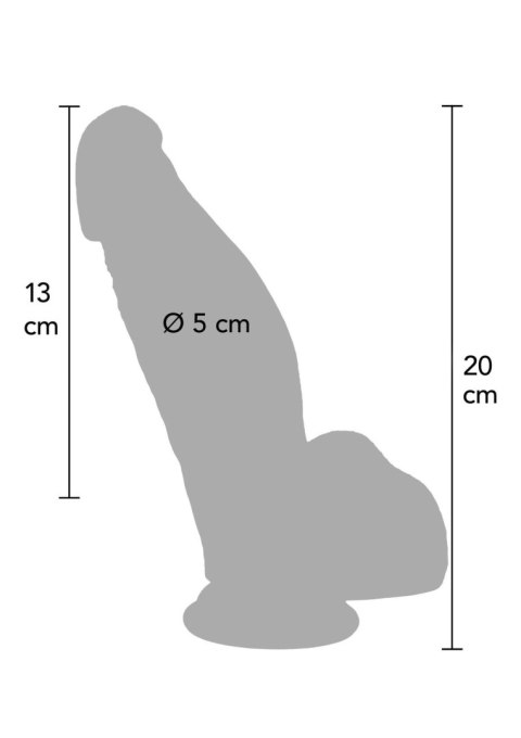Ultra Realistic Dildo Silicone 18 cm Ultra Realistic Dildo Silicone 18 cm