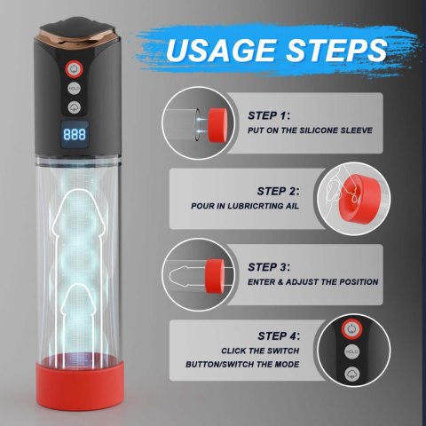 Automatic Pump - 8 sucking modes,
counting mode Automatic Pump - 8 sucking modes,
counting mode