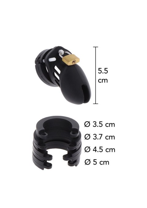 Chastity Cock Cage Silicone S Black Chastity Cock Cage Silicone S Black