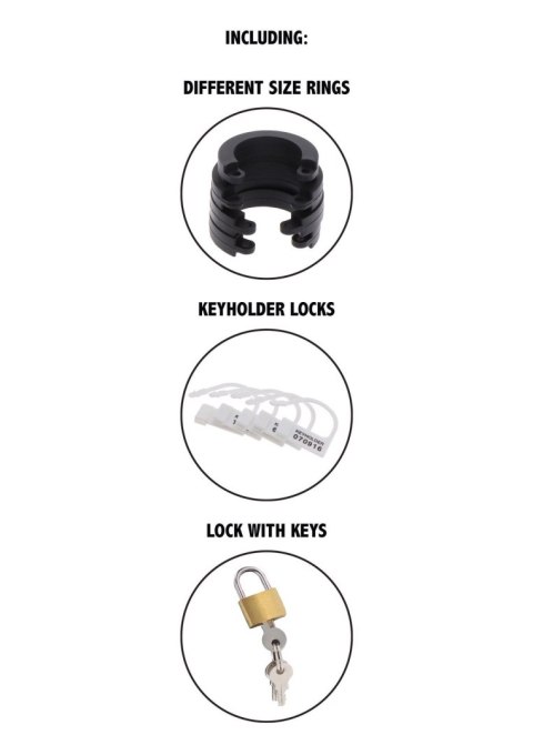 Chastity Cock Cage Silicone S Black Chastity Cock Cage Silicone S Black