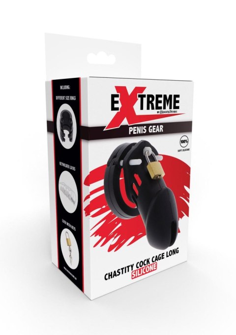 Chastity Cock Cage Slicone L Black Chastity Cock Cage Slicone L Black