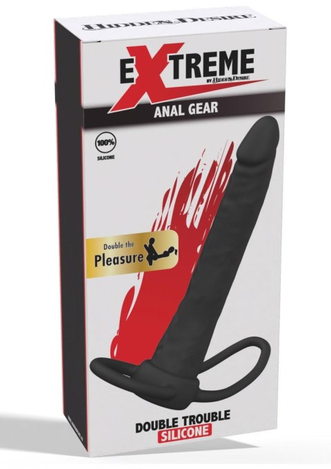 Double Trouble Anal Penetrator Black Double Trouble Anal Penetrator Black
