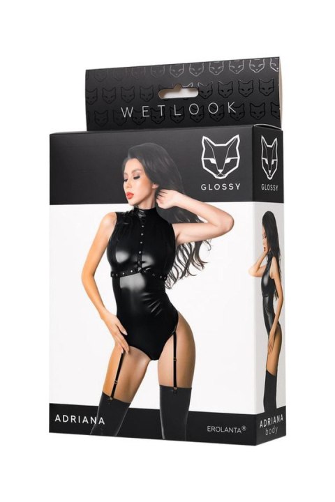 Glossy Adriana bodysuit in Wetlook, XL Glossy Adriana bodysuit in Wetlook, XL