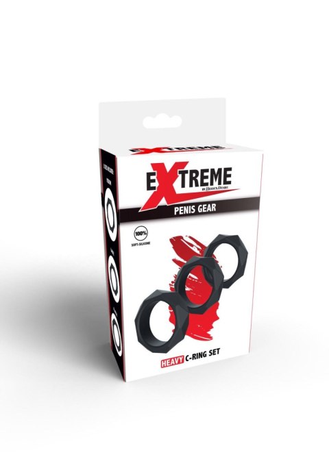 Heavy C-Ring Set Black Heavy C-Ring Set Black